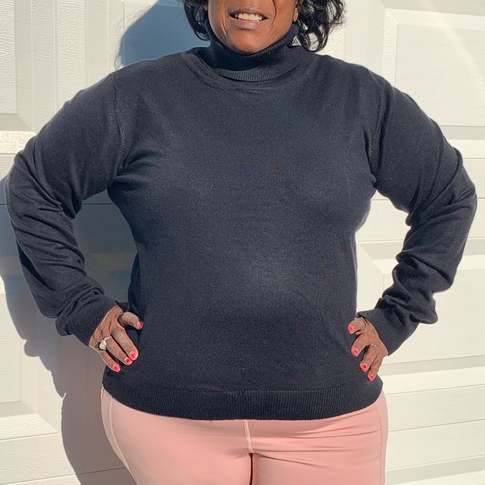 Black turtleneck